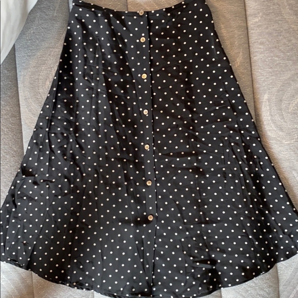 Brooks brothers 100% silk mid length skirt - Picture 2 of 3